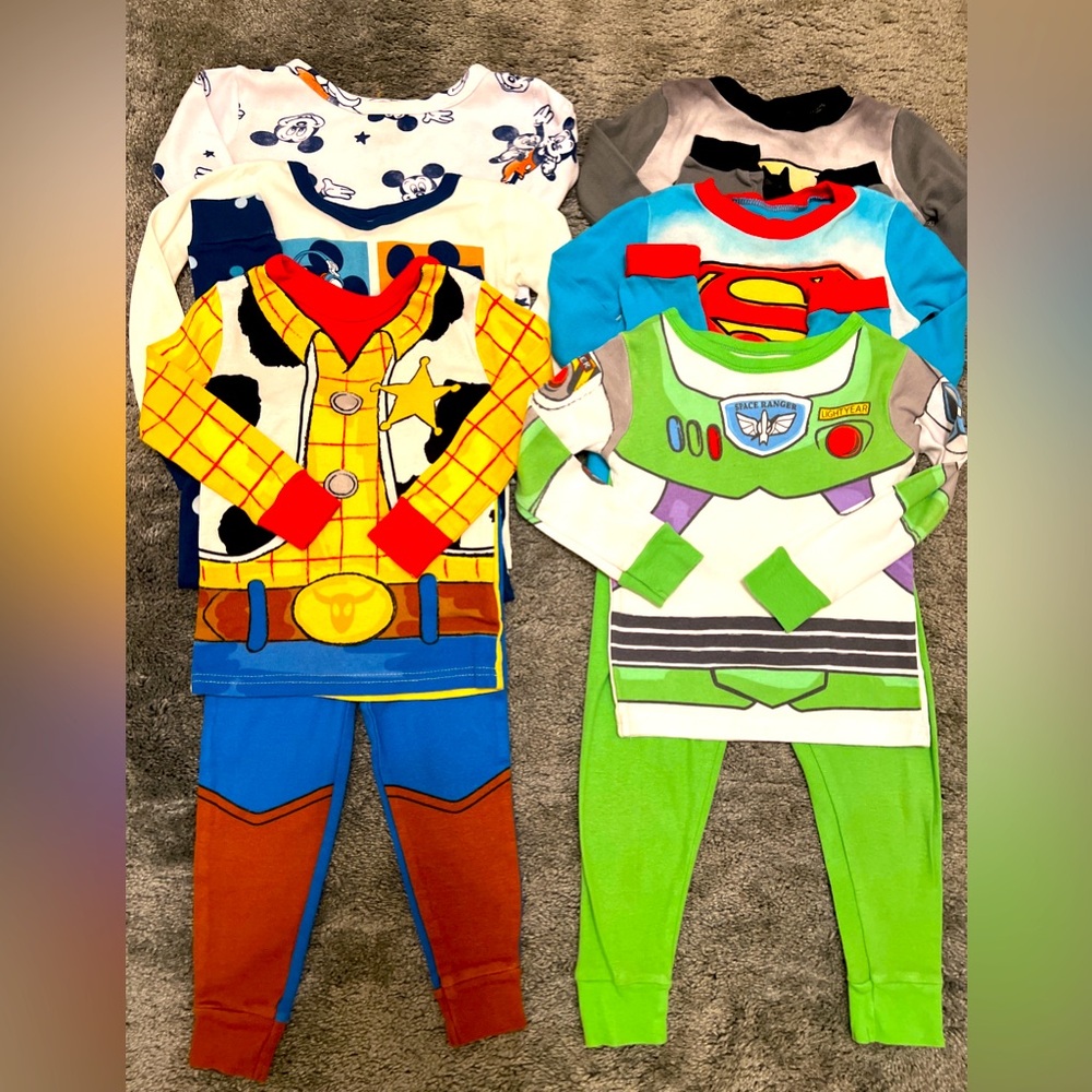 Bundle of 6 Kids Pajama Set
